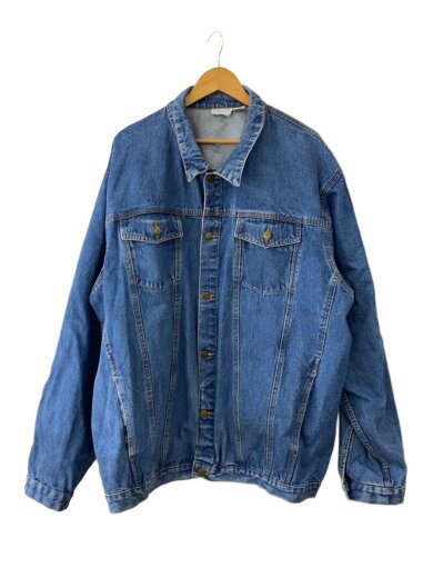 商品画像：kingsize/Gジャン/3L/コットン/BLU/無地 1