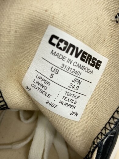 商品画像：ハイカットスニーカー/24cm/BLK/31312401 5