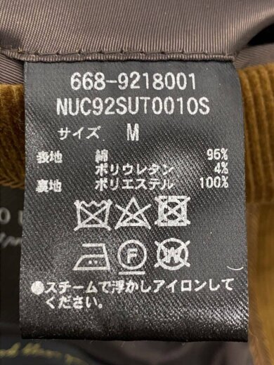 商品画像：セットアップ/L/コーデュロイ/BRW/無地/NUC92SUT0010S 4
