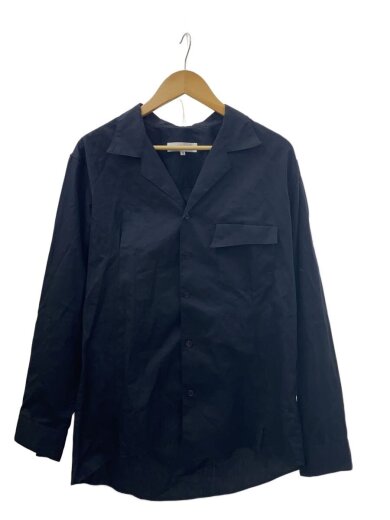 商品画像：長袖シャツ/M/コットン/BLK/無地/MT-B02-001 1