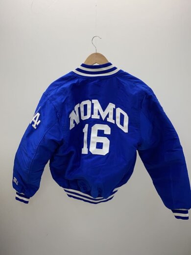 商品画像：Dodgers/野茂英雄/16/NOMO/90s/スタジャン/S/--/BLU/無地 2