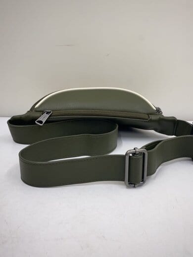 商品画像：ウエストバッグ/レザー/KHK/無地/x08902 3