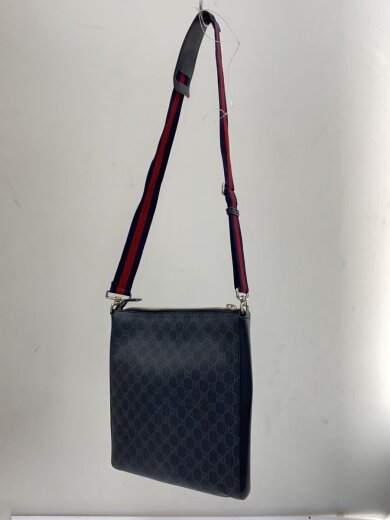 商品画像：GGスプリーム/ショルダーバッグ/PVC/BLK/総柄/474137 520981 2