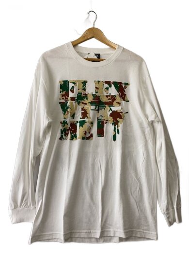 商品画像：flex wit me/長袖Tシャツ/L/コットン/WHT/無地// 1