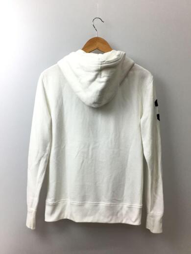 画像：POLO RALPH LAURENジップパーカー/M/コットン/白/Big Pony USA-FLAG Hoodie US/ポロラルフローレン2