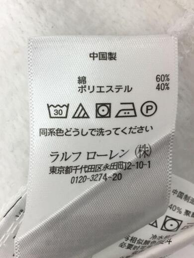 画像：POLO RALPH LAURENジップパーカー/M/コットン/白/Big Pony USA-FLAG Hoodie US/ポロラルフローレン4