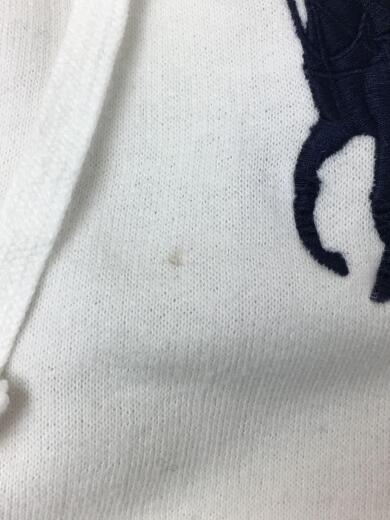 画像：POLO RALPH LAURENジップパーカー/M/コットン/白/Big Pony USA-FLAG Hoodie US/ポロラルフローレン7