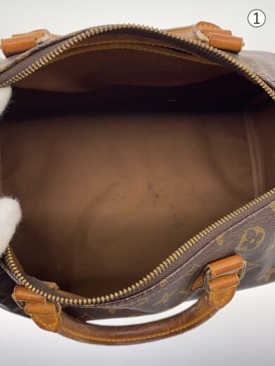 商品画像：1)スピーディ30_モノグラム・キャンバス_BRW/PVC/BRW 6