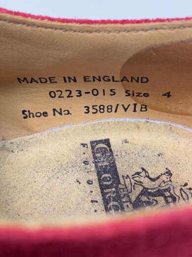 画像：GEORGE COXシューズ/--/RED/ジョージコックス/レッド/赤///5