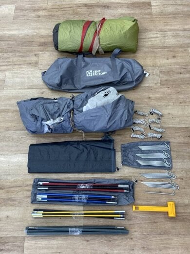 商品画像：TF-4STU2-N テント/ツールーム/4~6人用/TF-4STU2-N/テントファクトリー/トンネル型/フォーシーズン 1