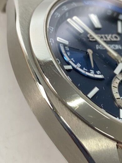 商品画像：ソーラー腕時計/アナログ/セイコー/ステンレス/NVY/SLV/8B63-0BA0 9