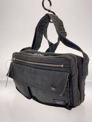 商品画像：ショルダーバッグ/キャンバス/BLK/無地 2