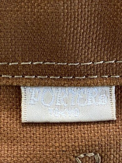 画像：PORTERショルダーバッグ/キャンバス/BRW/無地5