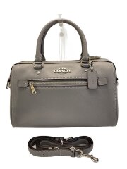 ローワン・サッチェル_グレー/レザー/GRY