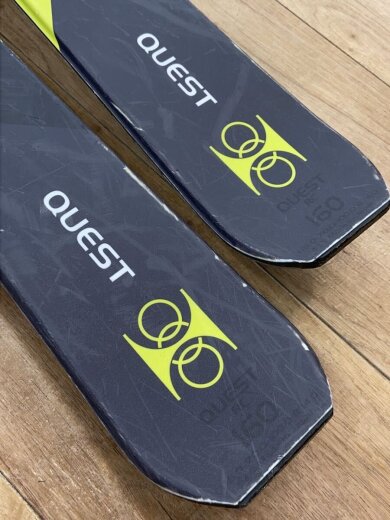 商品画像：スキー板/160㎝/ハート/ブラック/黒/BLK/ビンディング付// 6