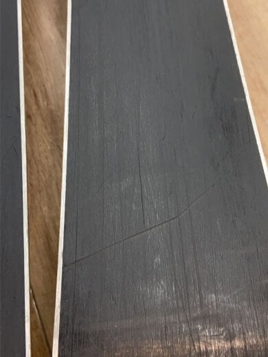 商品画像：スキー板/160㎝/ハート/ブラック/黒/BLK/ビンディング付// 9