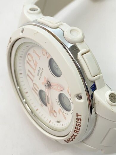 商品画像：BABY-G/クォーツ腕時計/カシオ/白/ホワイト/デジアナ/ラバー/WHT/WHT/BGA-150EF 6