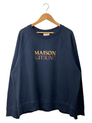 商品画像：スウェット/L/メゾンキツネ/ネイビー/紺/コットン/NVY/NM00311KM0001 1