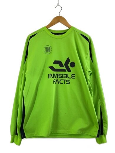 商品画像：長袖Tシャツ/L/ポリエステル/GRN 1