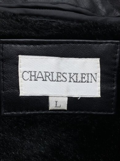 商品画像：レザージャケット・ブルゾン/L/レザー/BLK/無地 3