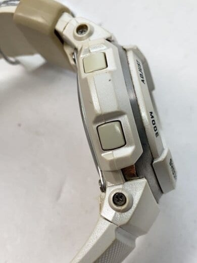 商品画像：クォーツ腕時計・G-SHOCK/カシオ/パールホワイト/白/ホワイト/デジアナ/ラバー/WHT/WHT// 6