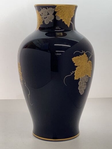 商品画像：壷・花瓶/BLK/オオクラトウエン/おおくら/ぶどう/金銀// 3