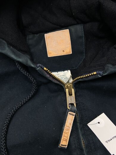 商品画像：ジャケット/XL/ブラック/黒/コットン/NVY/無地/HJ375MD/バーンアパレル 9