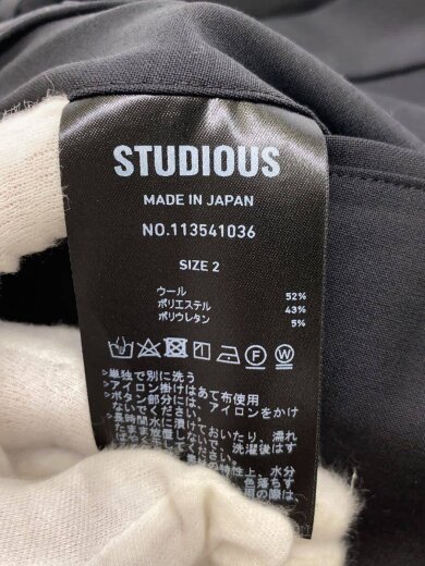 商品画像：スラックスパンツ/2/ウール/BLK/無地/113541036// 4