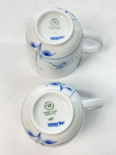 商品画像：マグカップ/2点セット/BLU/ロイヤルコペンハーゲン/ブルーパルメット 6