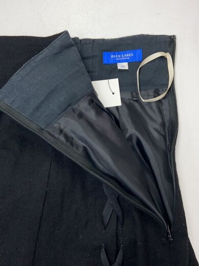 商品画像：ロングスカート/38/ブルーレーベルクレストブリッジ/ウール/BLK/無地/55S14-667-09// 3