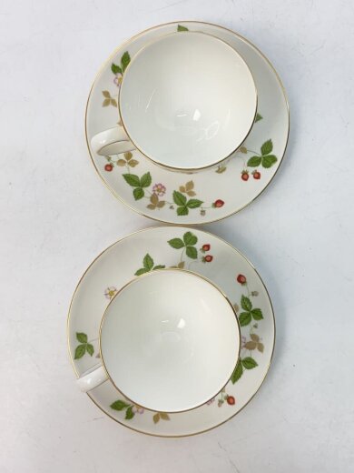 商品画像：ワイルド ストロベリー ティーカップ&ソーサー/2点セット/ウェッジウッド 3