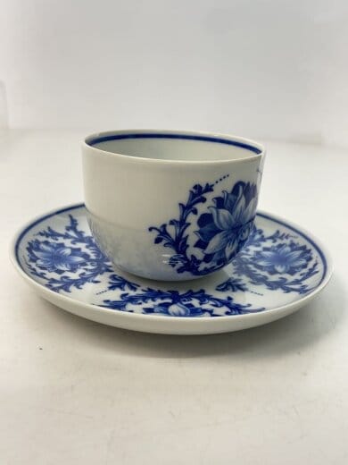 商品画像：カップ&ソーサー/6点セット/ノリタケ/ブルー/花柄/カップ欠品 6