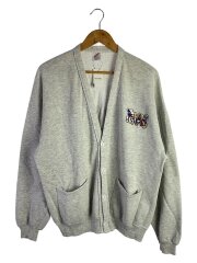 TEXAS スウェットカーディガン/USA製(薄手)/one/コットン/GRY