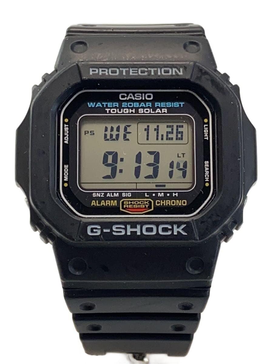 CASIO / ソーラー腕時計_G-SHOCK/デジタル/BLK