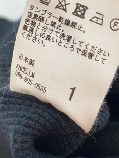 商品画像：25SS/DAMAGE WAFFLE TANKTOP/タンクトップ/1/コットン/BLK/ANC-CT57 4