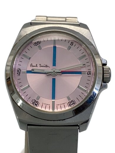 商品画像：クォーツ腕時計/アナログ/ステンレス/PNK/SLV/SS/1032-T015587-Y 1