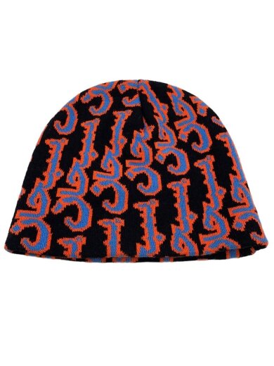 商品画像：25FW/Arabic Jacquard Beanie/ニットキャップ/アクリル/総柄/メン 1