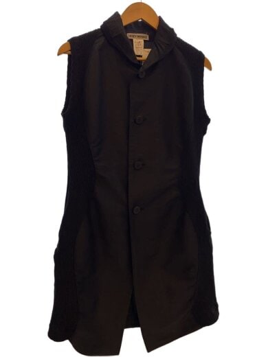 商品画像：3Dスチームストレッチロングベスト/2/ポリエステル/BLK/IM83FE028 1