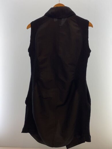 商品画像：3Dスチームストレッチロングベスト/2/ポリエステル/BLK/IM83FE028 2