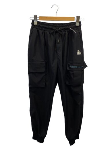 商品画像：ポリエステルイージーカーゴパンツ/M/ポリエステル/BLK 1