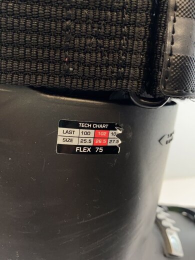 商品画像：ADVANT EDGE 75 スキーブーツ/26.5cm/BLK/ADVANT EDGE 75 6