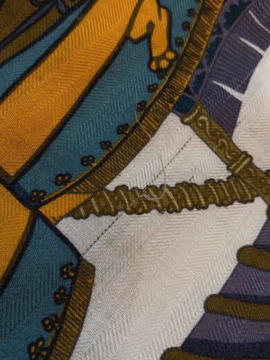 商品画像：ストール/カシミア/マルチカラー/総柄/レディース/カレ140 8