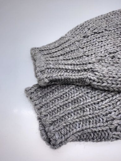 商品画像：ケーブルベルテッドプルオーバー/ニット・セーター(厚手)/FREE/GRY/CL406179ER-01 5