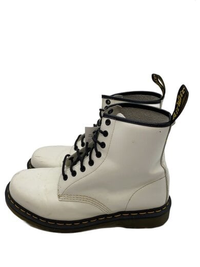 商品画像：8ホールブーツ/レースアップブーツ/UK8/WHT/11822 1