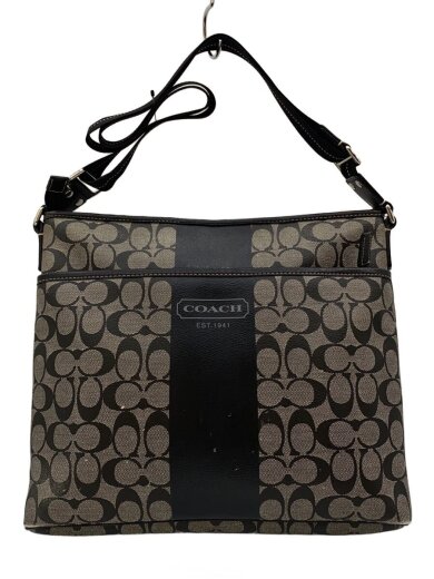 商品画像：ショルダーバッグ_シグネーチャー/PVC/BLK/総柄 1