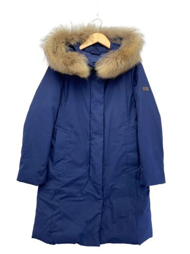 商品画像：ロングダウンジャケット/38/ポリエステル/NVY/G5F02-847-28 1