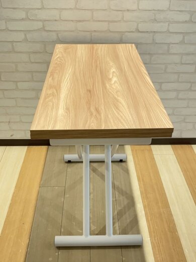 商品画像：昇降式テーブルGlorious/YAMASORO/テーブルその他/ウッド/BEG 3