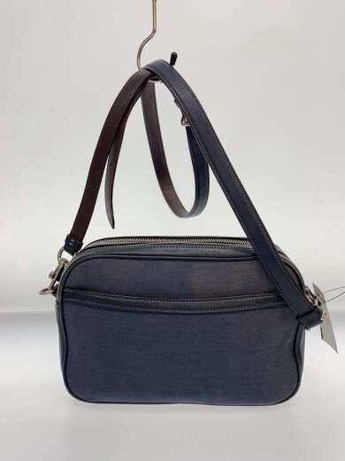 商品画像：ショルダーバッグ/レザー/NVY/6519// 3