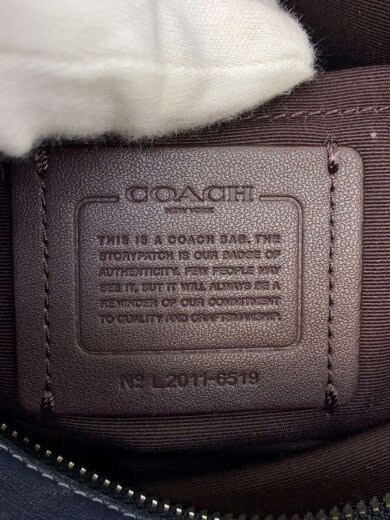 商品画像：ショルダーバッグ/レザー/NVY/6519// 5