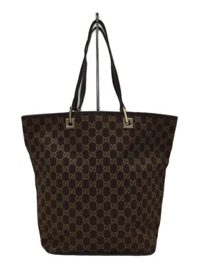 画像：GUCCIトートバッグ/キャンバス/BRW/総柄1
